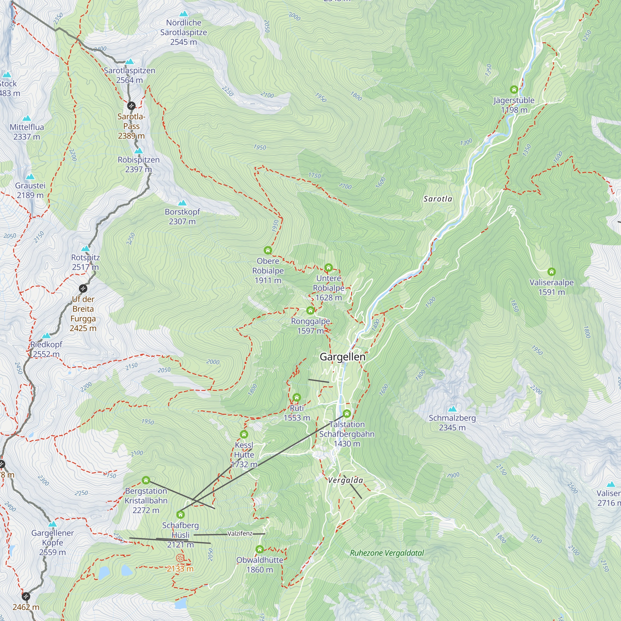 Ronggalpe map