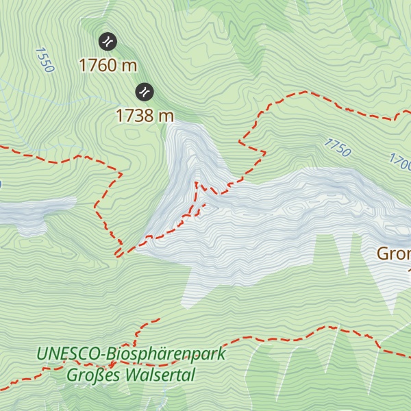Map of Breithorn