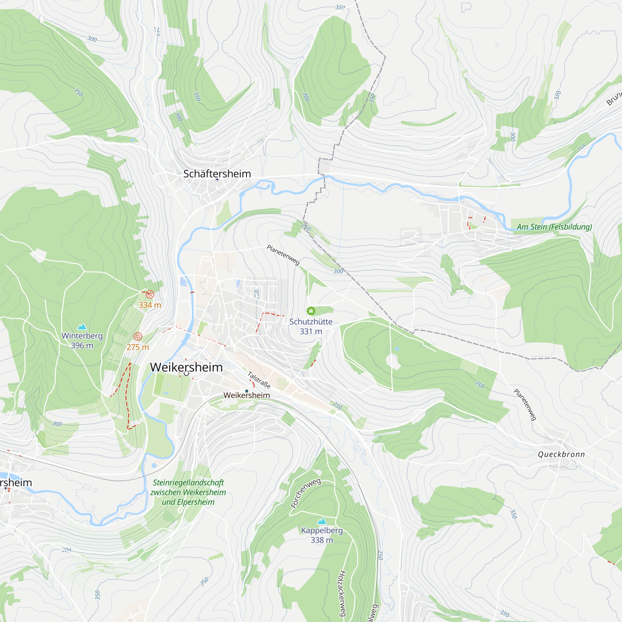 Schutzhütte map