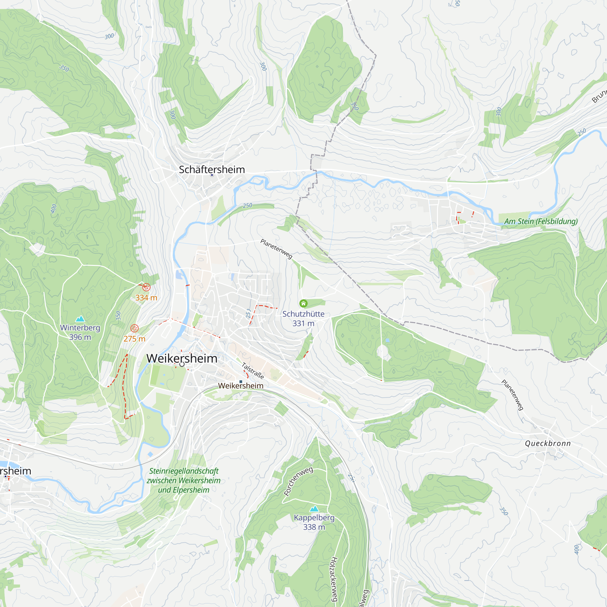 Schutzhütte map