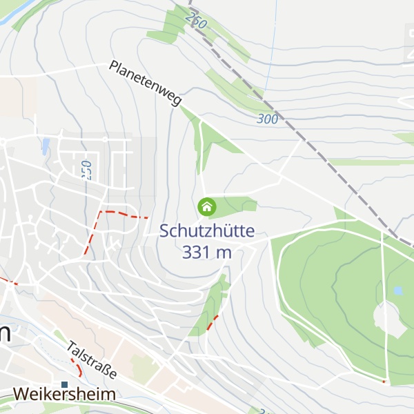 Map of Schutzhütte