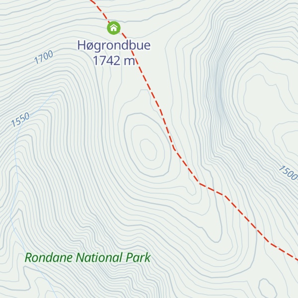 Map of Søre Oksle