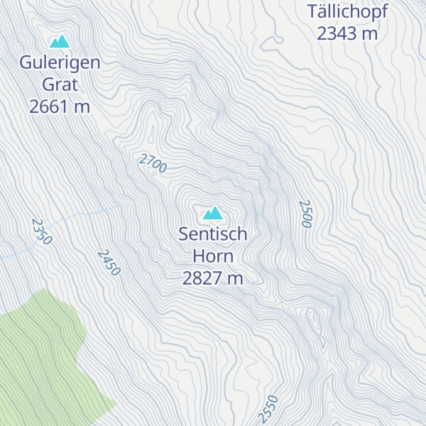 Map of Sentisch Horn