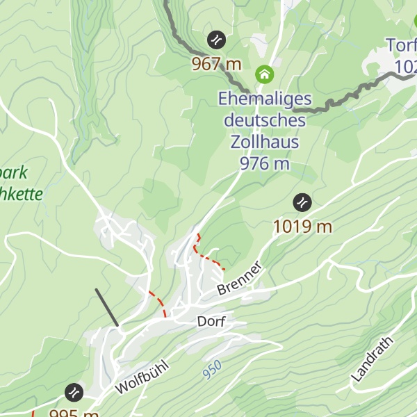Map of Ehemaliges österreichisches Zollhaus