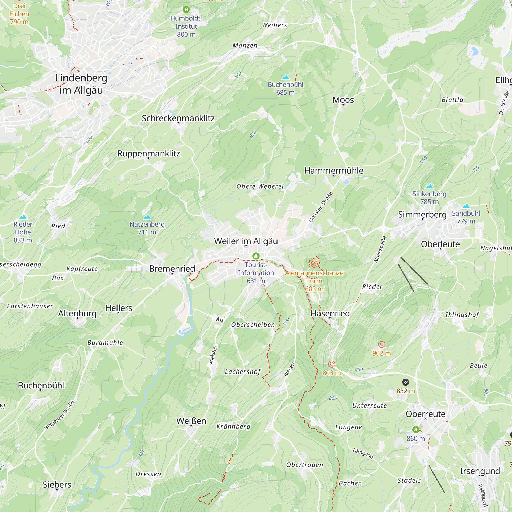 Tourist-Information map