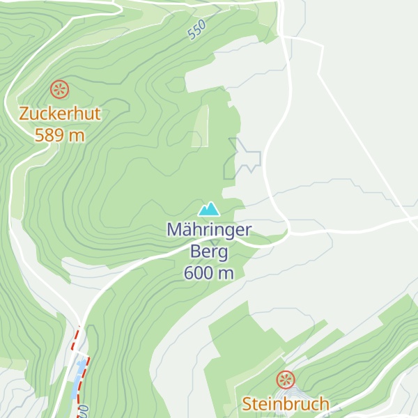 Map of Mähringer Berg