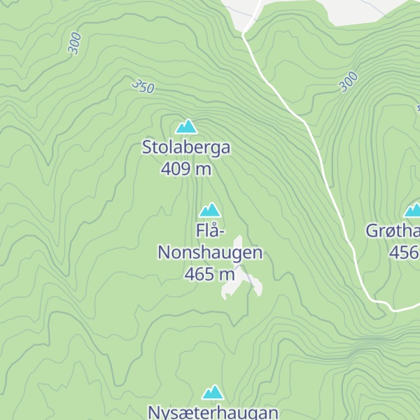 Map of Flå-Nonshaugen