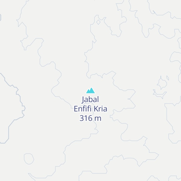 Map of Jabal Enfifi Kria