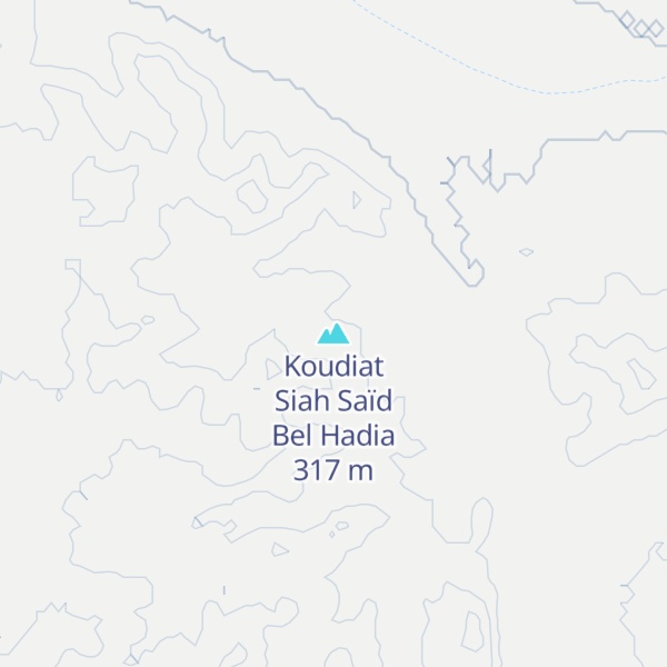 Map of Koudiat Siah Saïd Bel Hadia