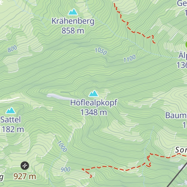 Map of Höflealpkopf