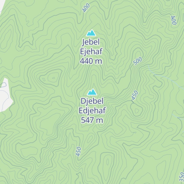 Map of Djebel Edjehaf