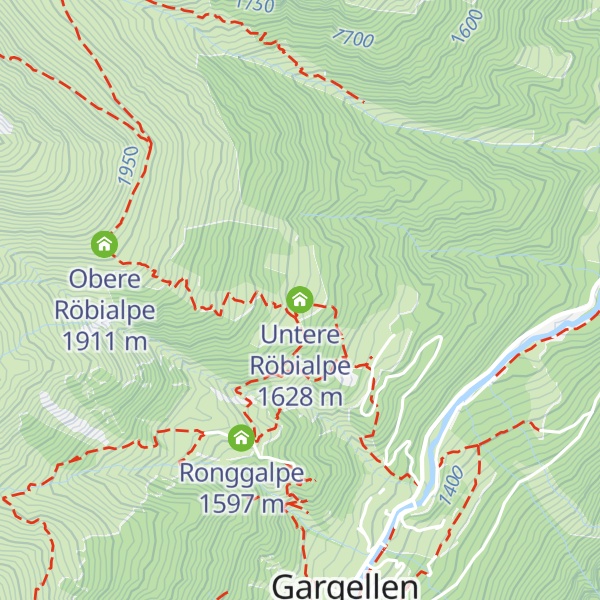 Map of Untere Röbialpe