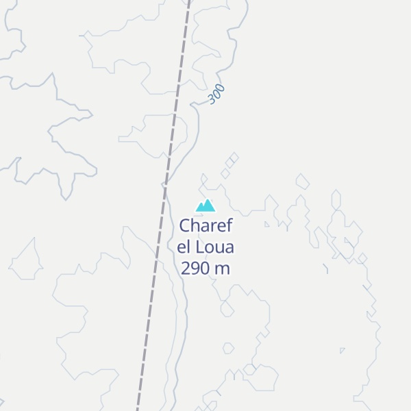 Map of Charef el Loua