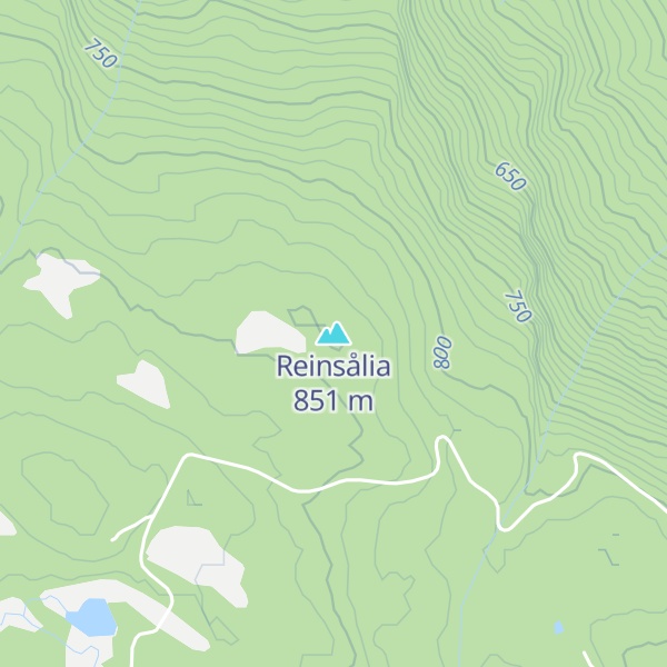Map of Reinsålia