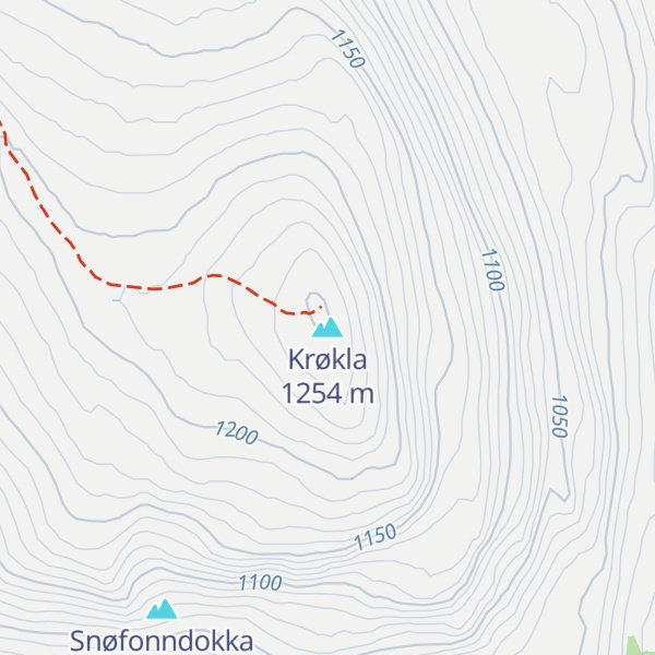 Map of Krøkla