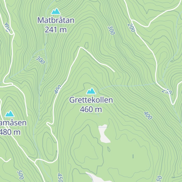 Map of Grettekollen