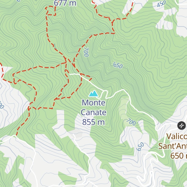 Map of Monte Canate