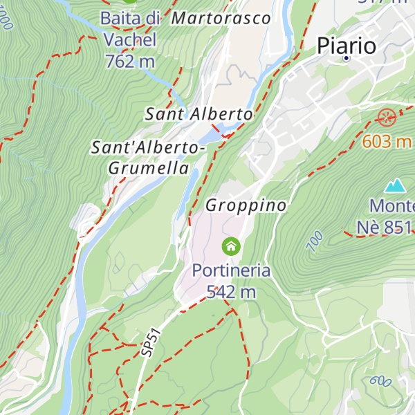 Map of Chiesa del sanatorio di Groppino (Ex Sacro Cuore di Gesu’)