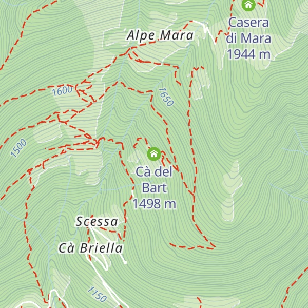 Map of Cà del Bart