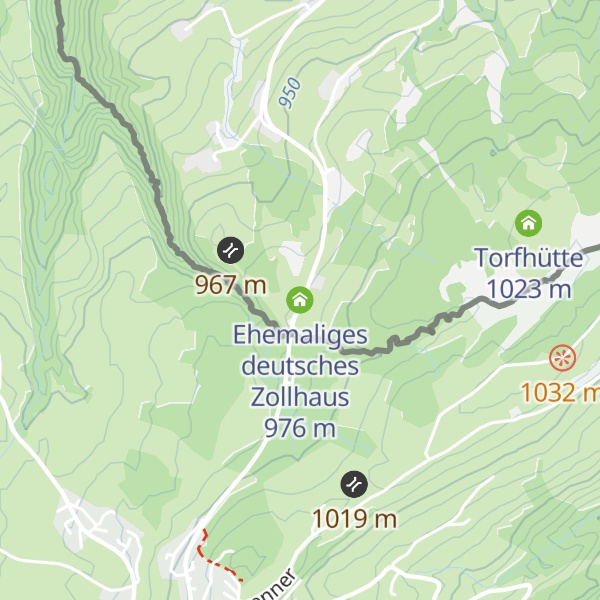 Map of Ehemaliges deutsches Zollhaus
