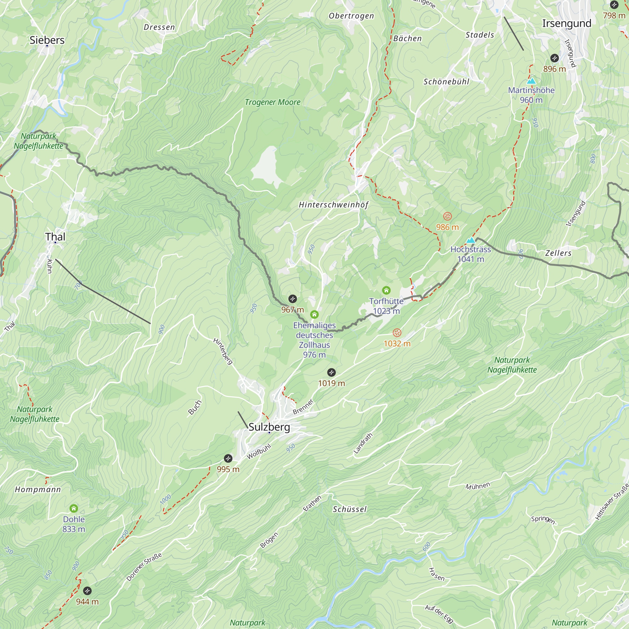 Ehemaliges deutsches Zollhaus map