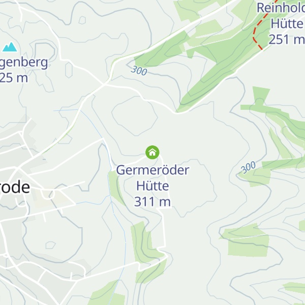 Map of Germeröder Hütte