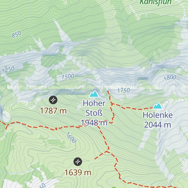 Map of Hoher Stoß