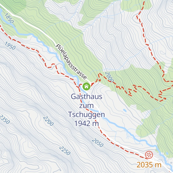 Map of Gasthaus zum Tschuggen