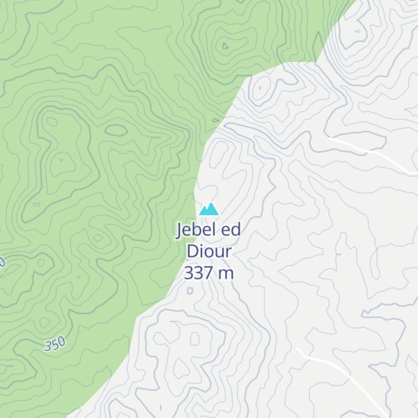 Map of Jebel ed Diour