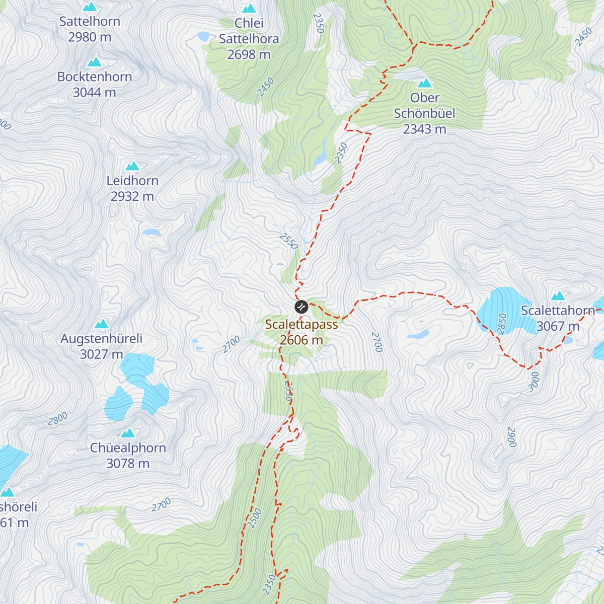 Scaletta-Schutzhütte map