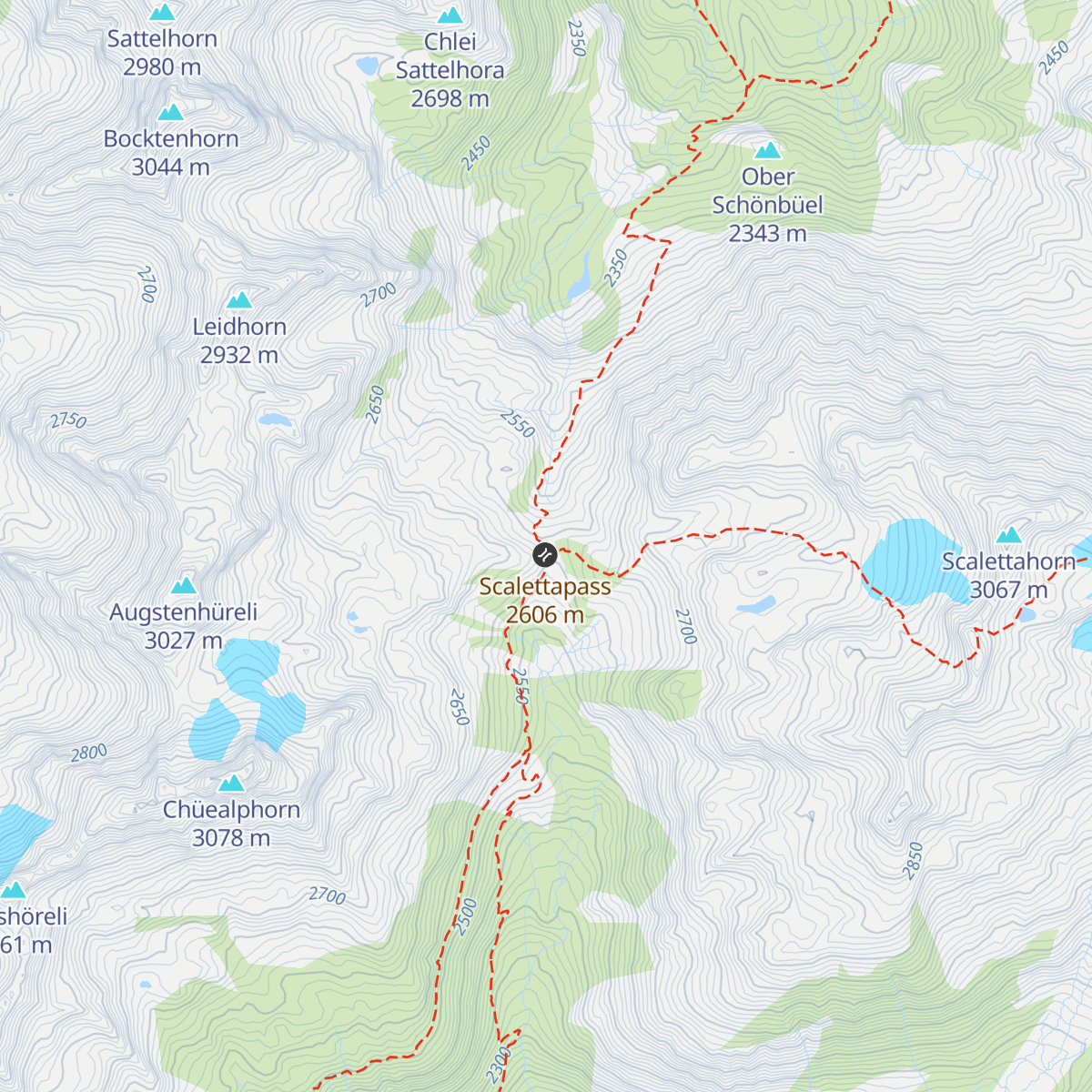 Scaletta-Schutzhütte map
