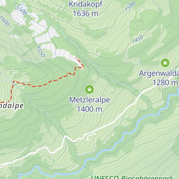 Map of Metzleralpe