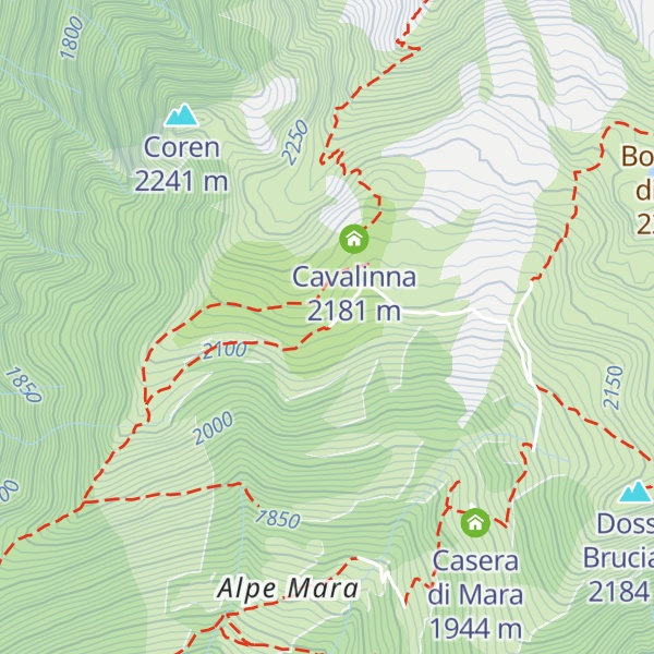 Map of Rifugio Gugiatti-Sertorelli
