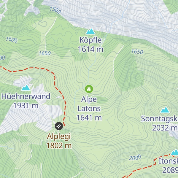 Map of Alpe Latons