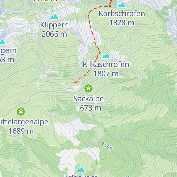 Map of Sackalpe
