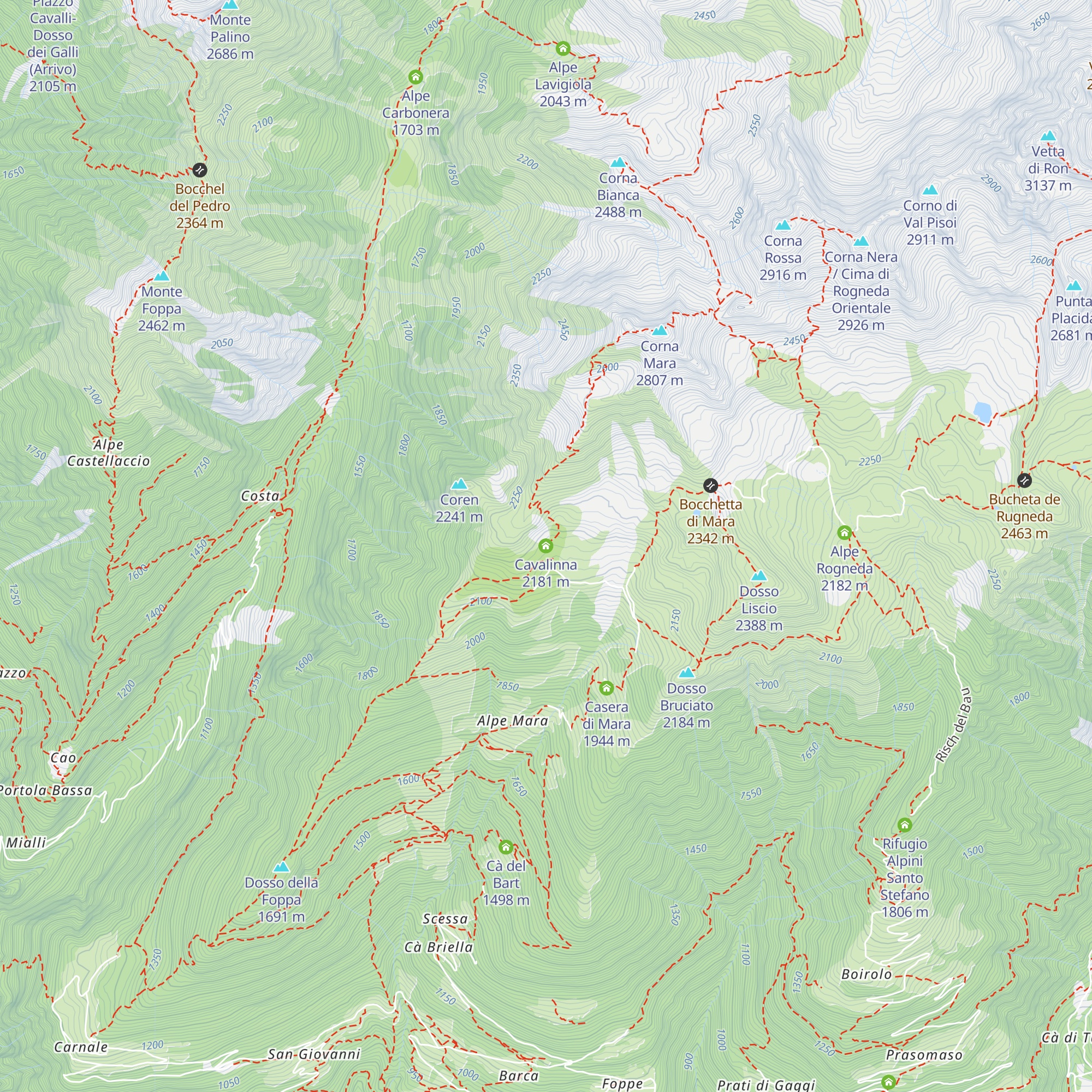 Cavalinna map
