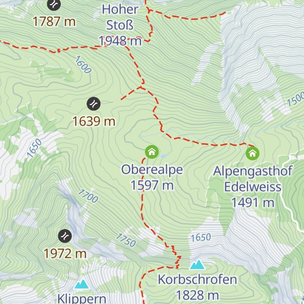 Map of Oberealpe
