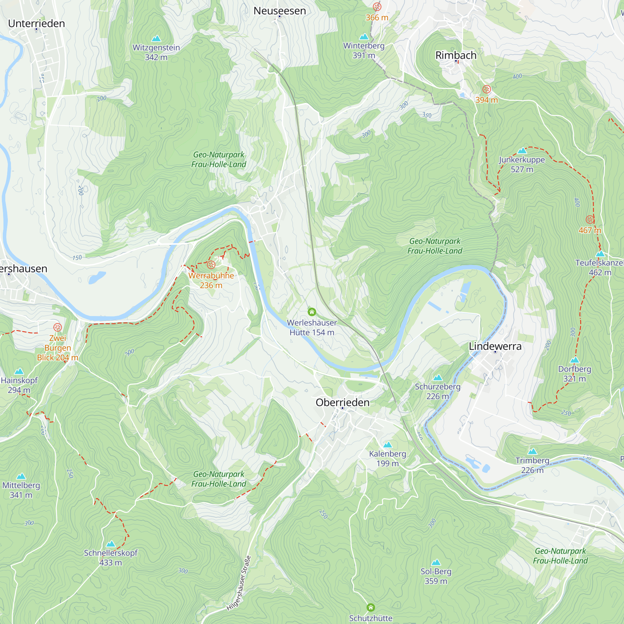 Werleshäuser Hütte map