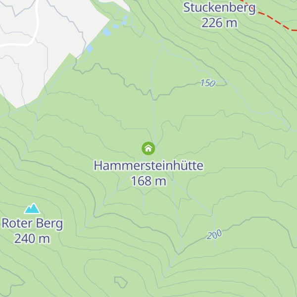 Map of Hammersteinhütte