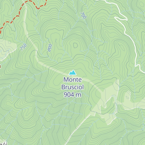 Map of Monte Brusciol