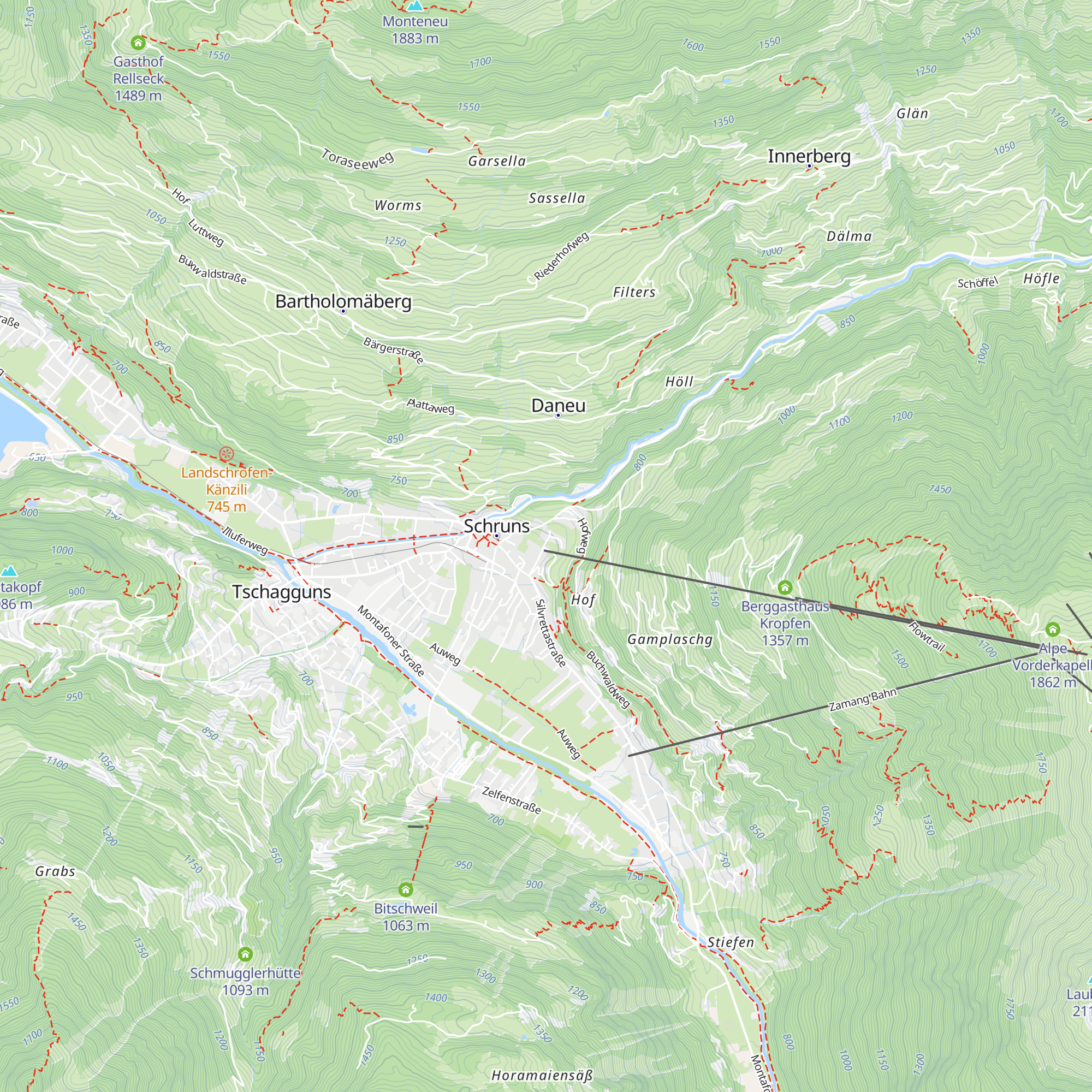 UrMonti map