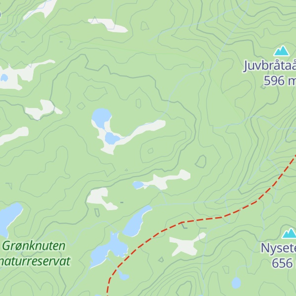 Map of Kilemyråsen