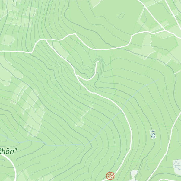 Map of Rhönklubhütte Oberbach