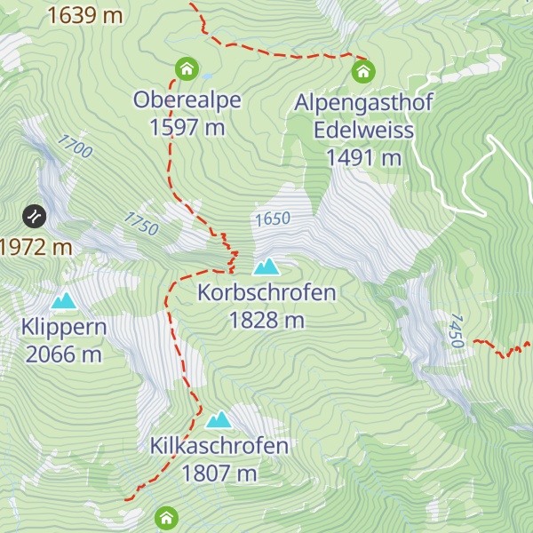 Map of Korbschrofen
