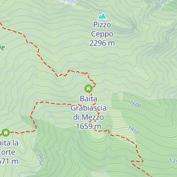 Map of Baita Grabiascia di Mezzo