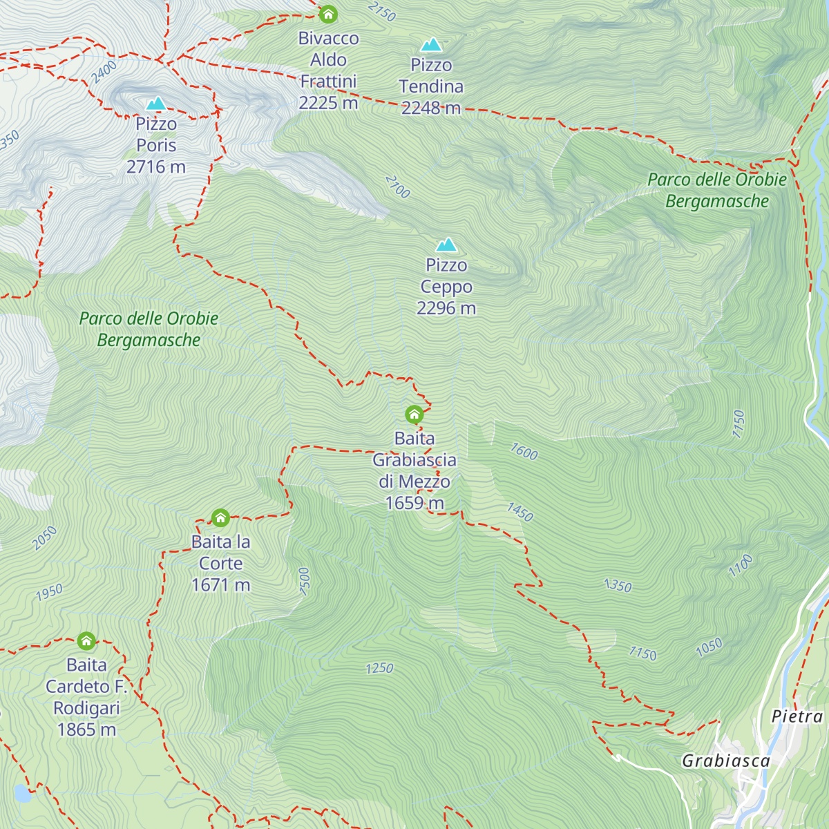 Baita Grabiascia di Mezzo map