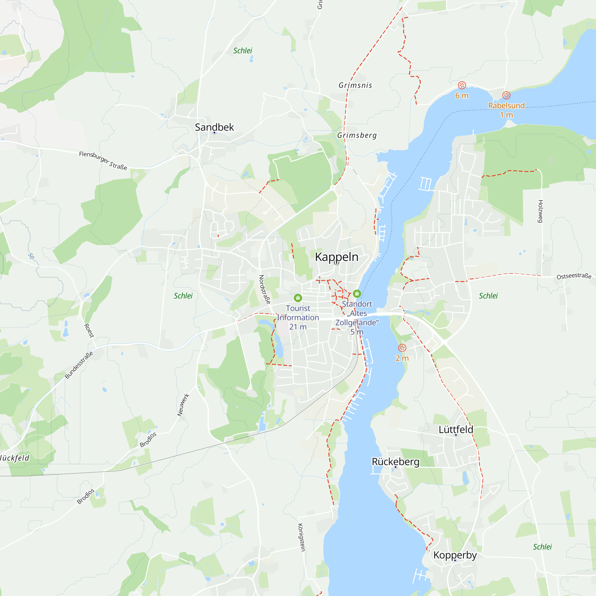 Tourist Information map