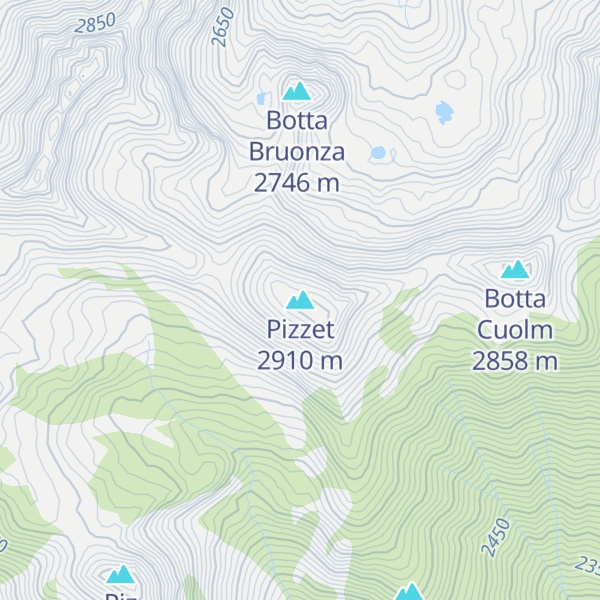 Map of Pizzet
