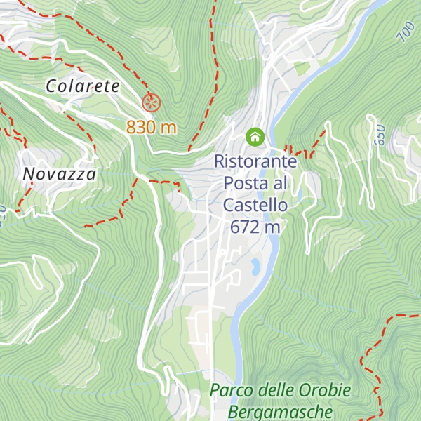 Map of Locanda del Cacciatore