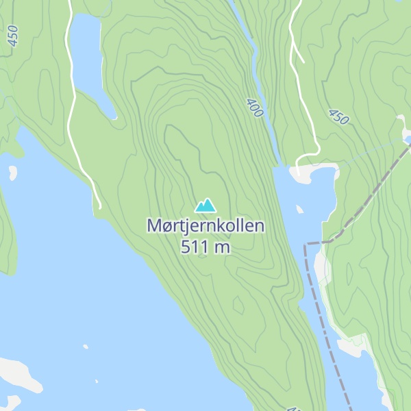 Map of Mørtjernkollen